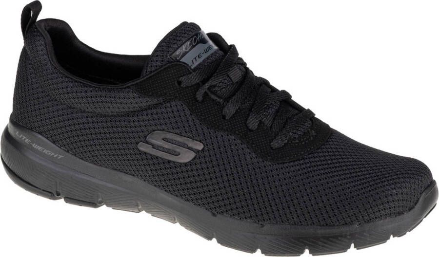 Skechers Flex Appeal 3.0 dames sportschoenen Zwart Extra comfort Memory Foam