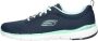 Skechers Flex Appeal 3.0 First Insight 13070-NVAQ Vrouwen Marineblauw Sneakers - Thumbnail 1