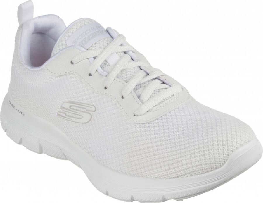 Skechers Sneakers FLEX APPEAL 4.0 BRILLINAT VIEW vrijetijdsschoen lage schoen veterschoen met air cooled memory foam