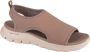 Skechers Flex Appeal 4.0 Moon Lines sandalen Beige - Thumbnail 3