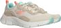 Skechers Flex Comfort Sneaker Upgrade Grijs Beige Dames - Thumbnail 1