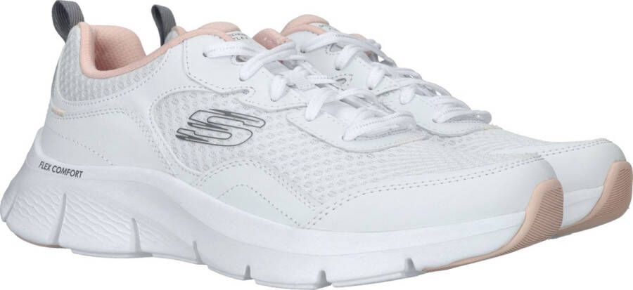 Skechers Flex Comfort Sneakers Laag wit