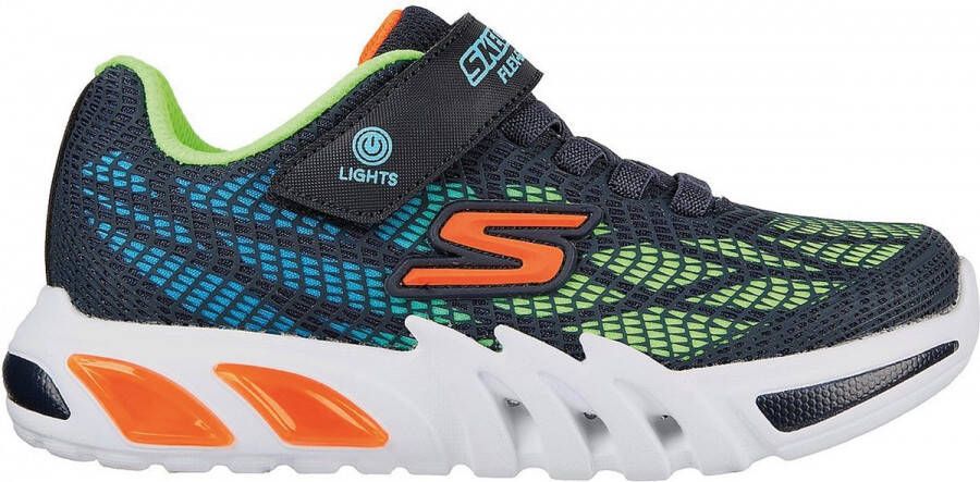 Skechers Flex-Glow Elite Vorlo Jongens Sneakers Donkerblauw Multicolour