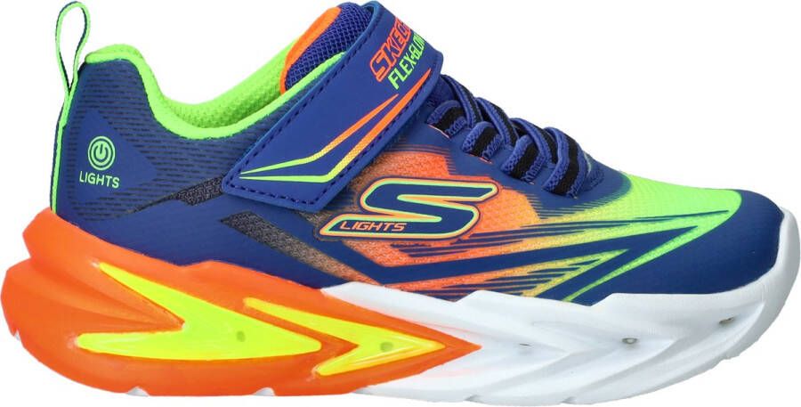 Skechers S Lighs Flex-Glow Ultra jongens sneaker Blauw multi