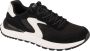 Skechers Fury Lace Low 183265-BKW Mannen Zwart Sneakers - Thumbnail 1