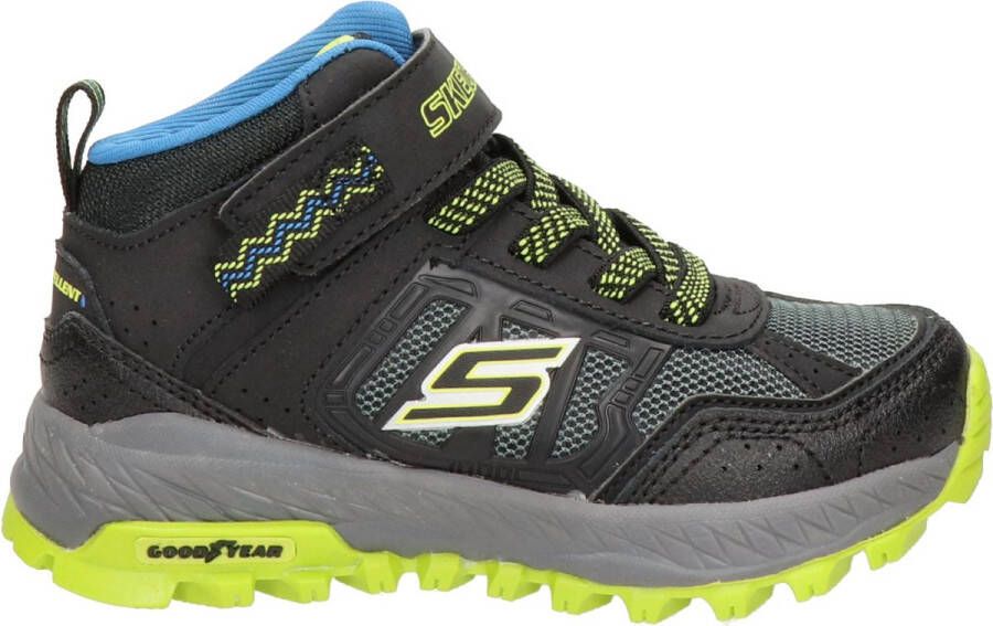 Skechers Trektor jongens sneaker hoog wandelschoen ZWART