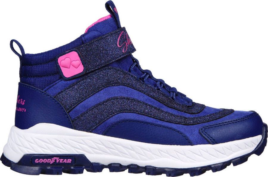 Skechers Fuse Tread Wild Adventure Meisjes Sneakers Donkerblauw