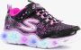 Skechers Galaxy Lights sneakers met lichtjes Zwart - Thumbnail 1