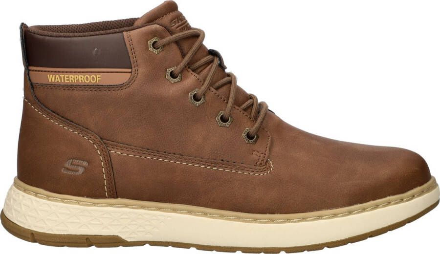 Skechers Garlan heren veterboot Bruin