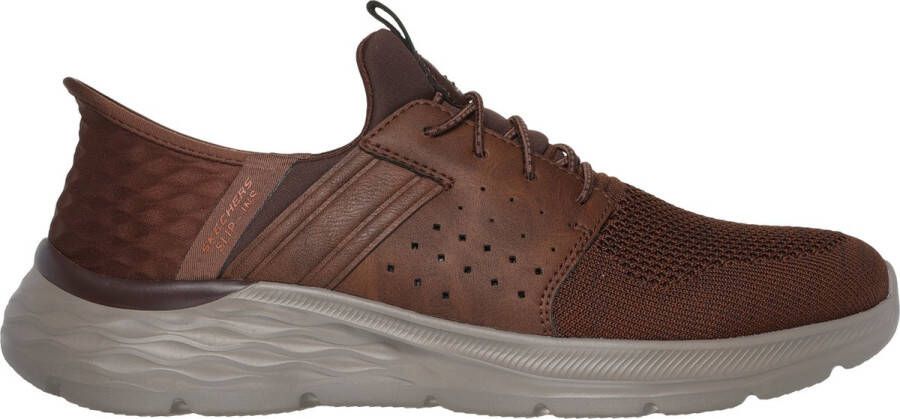 Skechers Garner Newick Slip-Ins VEGAN Instapper Mannen Bruin