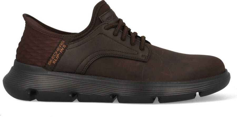 Skechers 205046 choc Garza gervin slip in donker bruin Kleur Bruin)