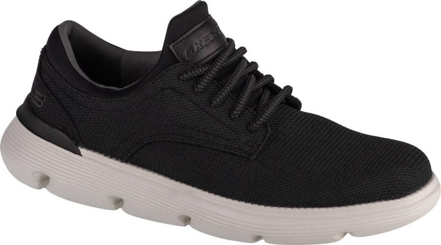 Skechers Garza Reardon 204907-BLK Mannen Zwart Sneakers