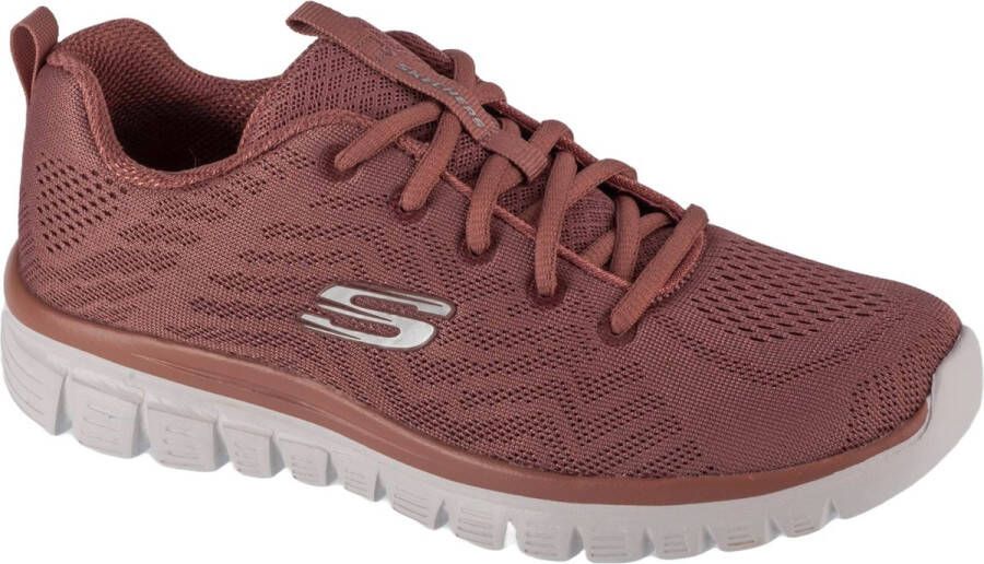 Skechers Sneakers Graceful Get Connected met memory foam vrijetijdsschoen halfschoen veterschoen