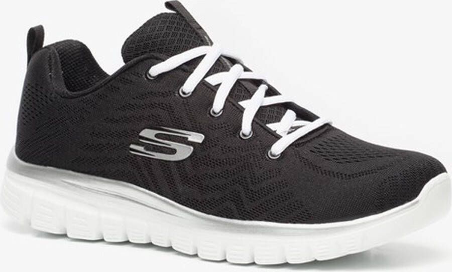 Skechers Sneakers Graceful Get Connected met memory foam vrijetijdsschoen halfschoen veterschoen