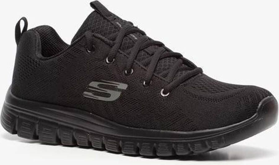 Skechers Sneakers Graceful Get Connected met memory foam vrijetijdsschoen lage schoen veterschoen