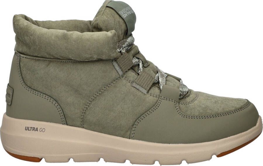 Skechers Glacial Ultra Trend Up 144194-OLV Vrouwen Groen Laarzen