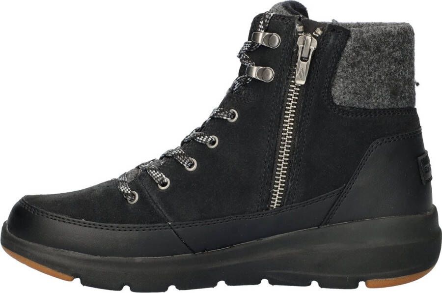 Skechers Glacial Ultra dames veterboot Zwart