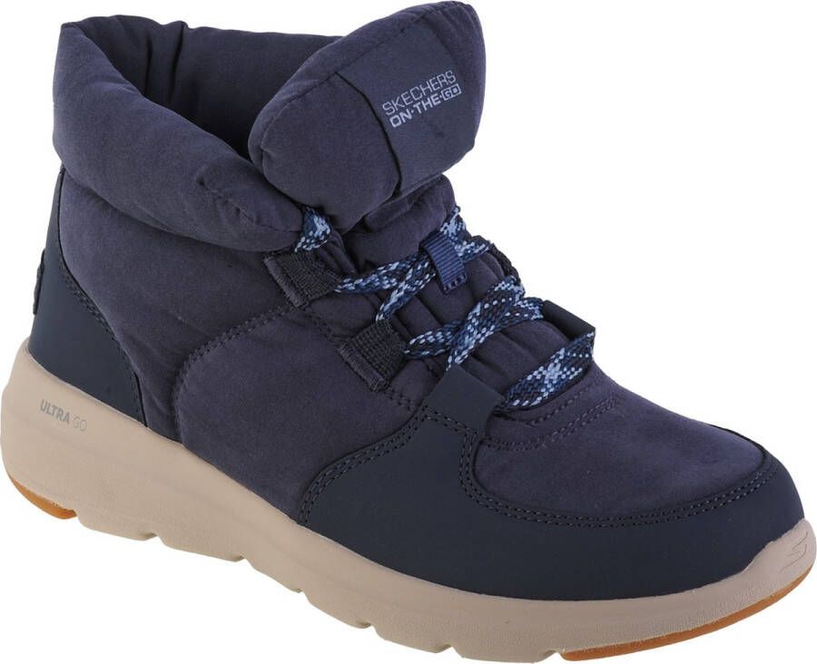 Skechers Glacial Ultra Trend Up 144194-NVY Vrouwen Marineblauw Laarzen