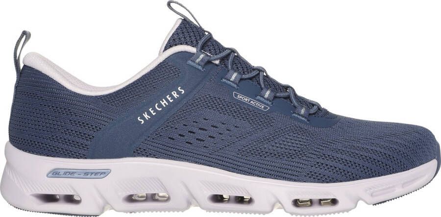 Skechers Glide-Step Gratify Renown Dames Sneakers Blauw