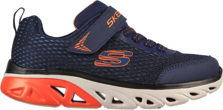 Skechers Glide-Step Sport Jongens Sneakers Navy Orange