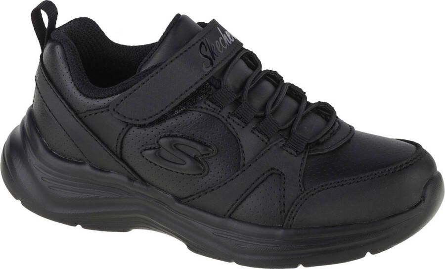 Skechers Glimmer Kicks School Struts 81445L BBK voor meisje Zwart Sneakers Sportschoenen