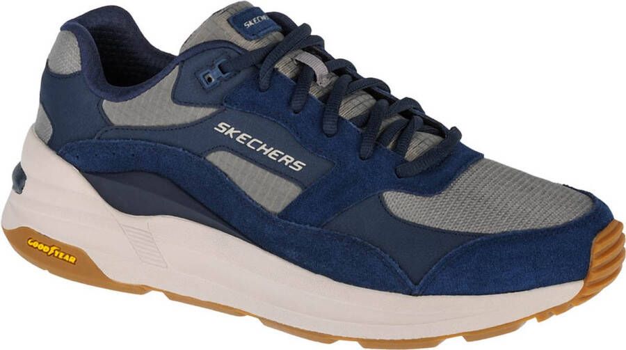 Skechers Global Jogger 237200-NVGY Mannen Marineblauw Sneakers