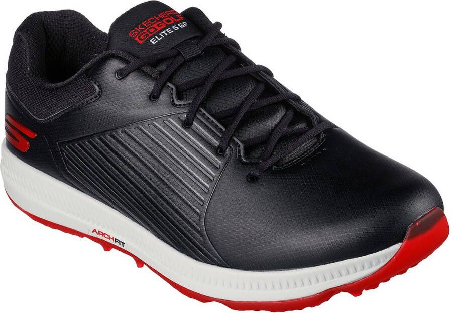 Skechers Go Eite 5 GF Golfschoenen heren Golf 214065 BKRD zwart