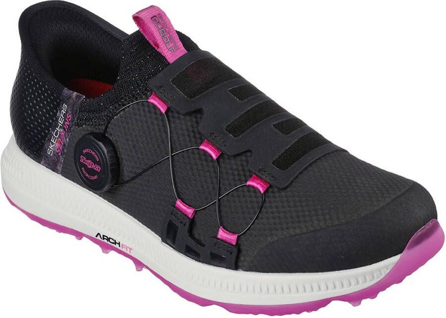 Skechers Go Golf Elite 5-slip in zwart-roze