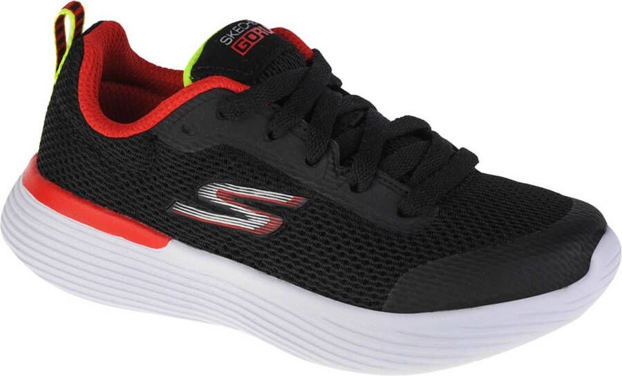 Skechers Go Run 400 V2 Omega 405100L-BKRD voor een jongen Zwart Sneakers Sportschoenen