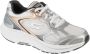 Skechers Go Run Consistent 2.0 Volt Dames Veterschoenen Zilver - Thumbnail 1