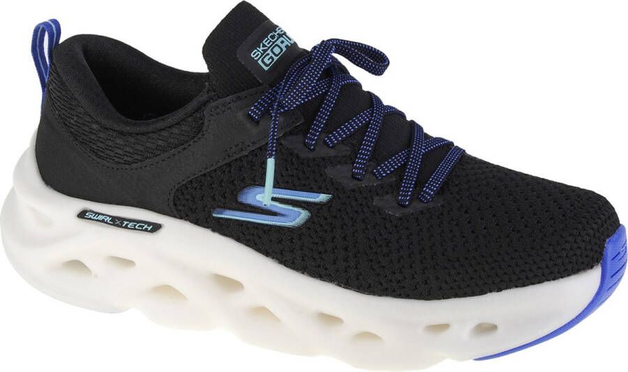 Skechers Go Run Swirl Tech-Dash Charge 128793-BLK Vrouwen Zwart Hardloopschoenen