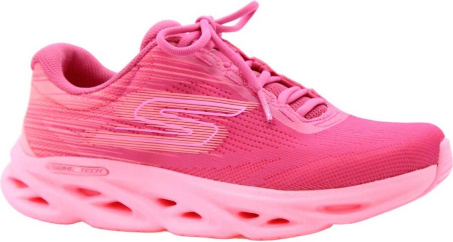 Skechers Sneakers GO RUN SWIRL TECH SPEED-ULTIMATE STRIDE met goodyear rubber zool vrijetijdsschoen lage schoen veterschoen