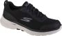 Skechers Go Walk 6 Bold Knight 216204-BLK Mannen Zwart Sneakers Sportschoenen - Thumbnail 1