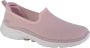 Skechers Go Walk 6 Clear Virtue 124505-MVE Vrouwen Roze Sneakers Sportschoenen - Thumbnail 1