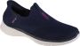 Skechers Go Walk 6 Fabulous View 124569-NVY Vrouwen Marineblauw Sneakers Sportschoenen - Thumbnail 1