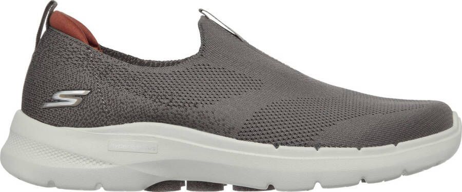 Skechers Go Walk instappers taupe Textiel Heren