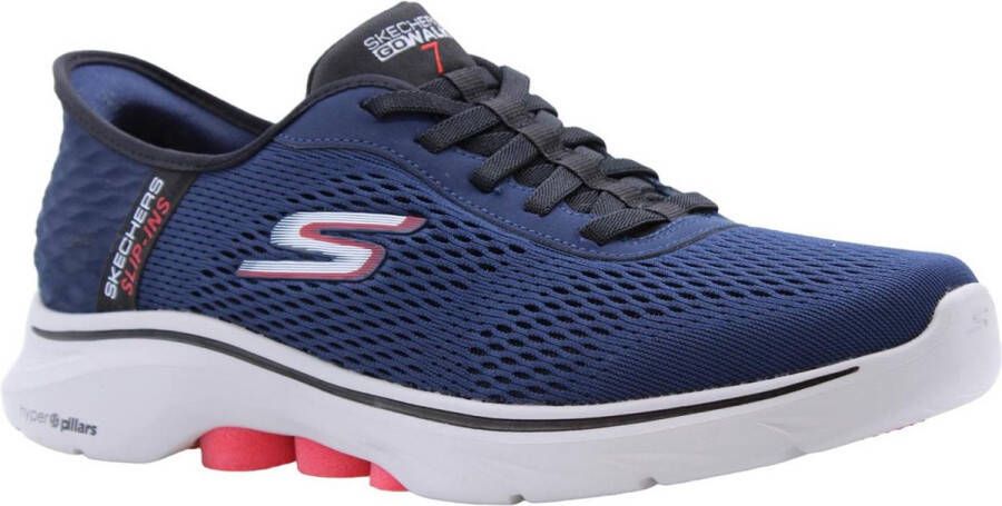 Skechers Stijlvolle Herensneaker voor dagelijks gebruik Blue Heren