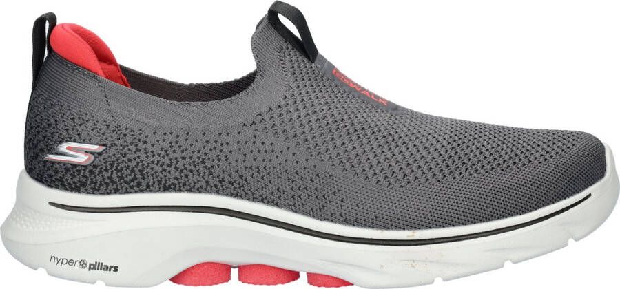 Skechers Go Walk 7 Heren Instappers Grijs Zwart