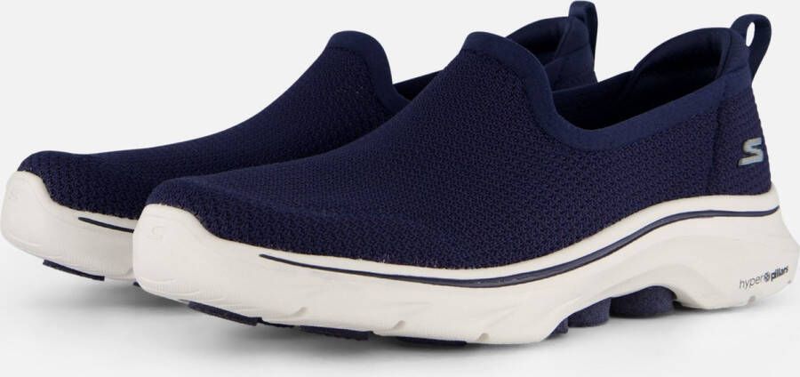 Skechers Go Walk 7 Ivy Dames Instappers Donkerblauw Wit