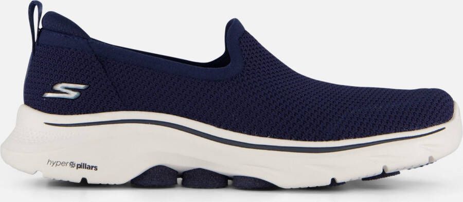 Skechers Go Walk 7 Ivy Dames Instappers Donkerblauw Wit