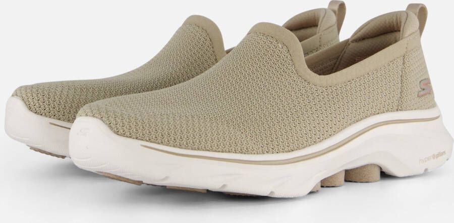 Skechers Go Walk 7 Slip On Instappers beige Dames