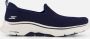 Skechers Go Walk 7 Ivy Dames Instappers Donkerblauw Wit - Thumbnail 4