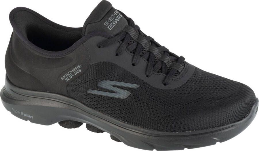 Skechers Go Walk 7 Valin 216550-BBK Mannen Zwart Sneakers