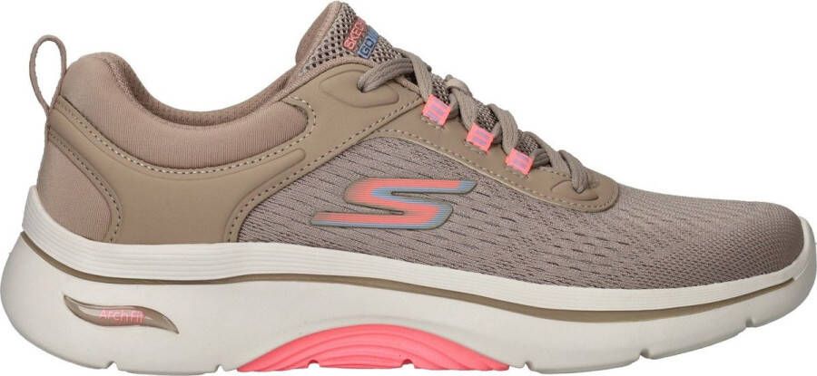 Skechers Go Walk Arch Fit 2.0 Balin Dames Instappers Taupe