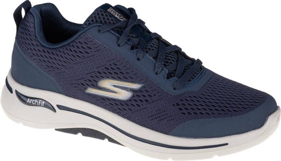 Skechers Go Walk Arch Fit 216116-NVGD Mannen Marineblauw Sneakers