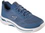 Skechers Go walk Arch Fit dames sneaker Blauw - Thumbnail 1