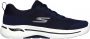 Skechers Go Walk Arch Fit Motion Breez Dames Sneakers Donkerblauw - Thumbnail 5