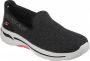 Skechers GO WALK ARCH FIT OUR EARTH Black Hot Pink - Thumbnail 3