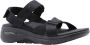 Skechers Stijlvolle Platte Sandalen voor Vrouwen Black Dames - Thumbnail 1