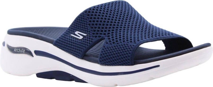 Skechers Go Walk Arch Fit Sandal Joyful Slipper Vrouwen Blauw